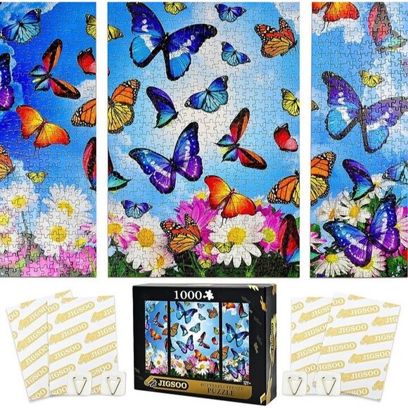 1000 Piece Puzzle for Adults - Innovative Canvas Jigsaw Puzzles for Adults with - Picture 1 of 6